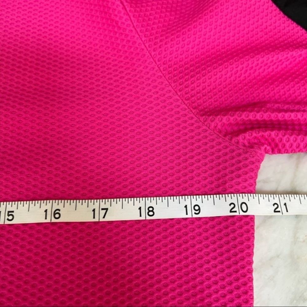 Lauren Ralph Lauren Women's Pink and Black 1/4 Zip Activewear Shirt Size XL - Picture 4 of 6